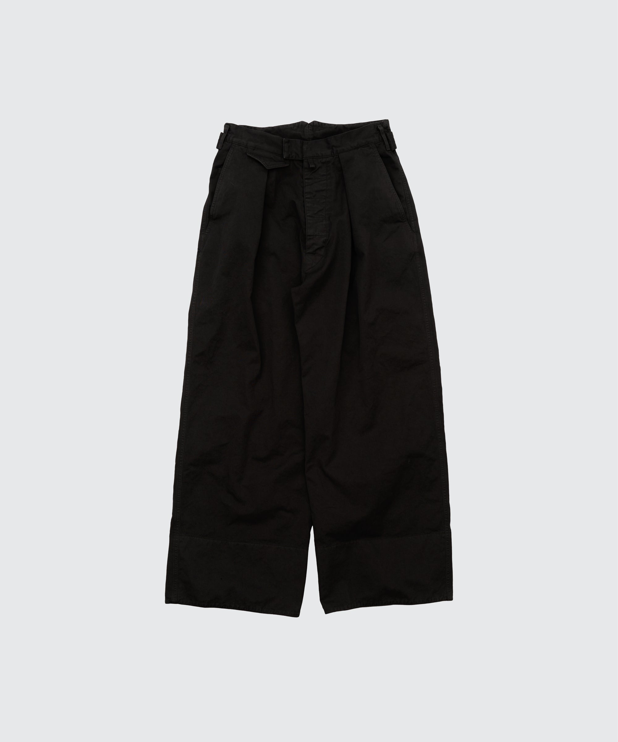 “Katharine Hamnett” Organic Cotton Wide-Leg Work Pants