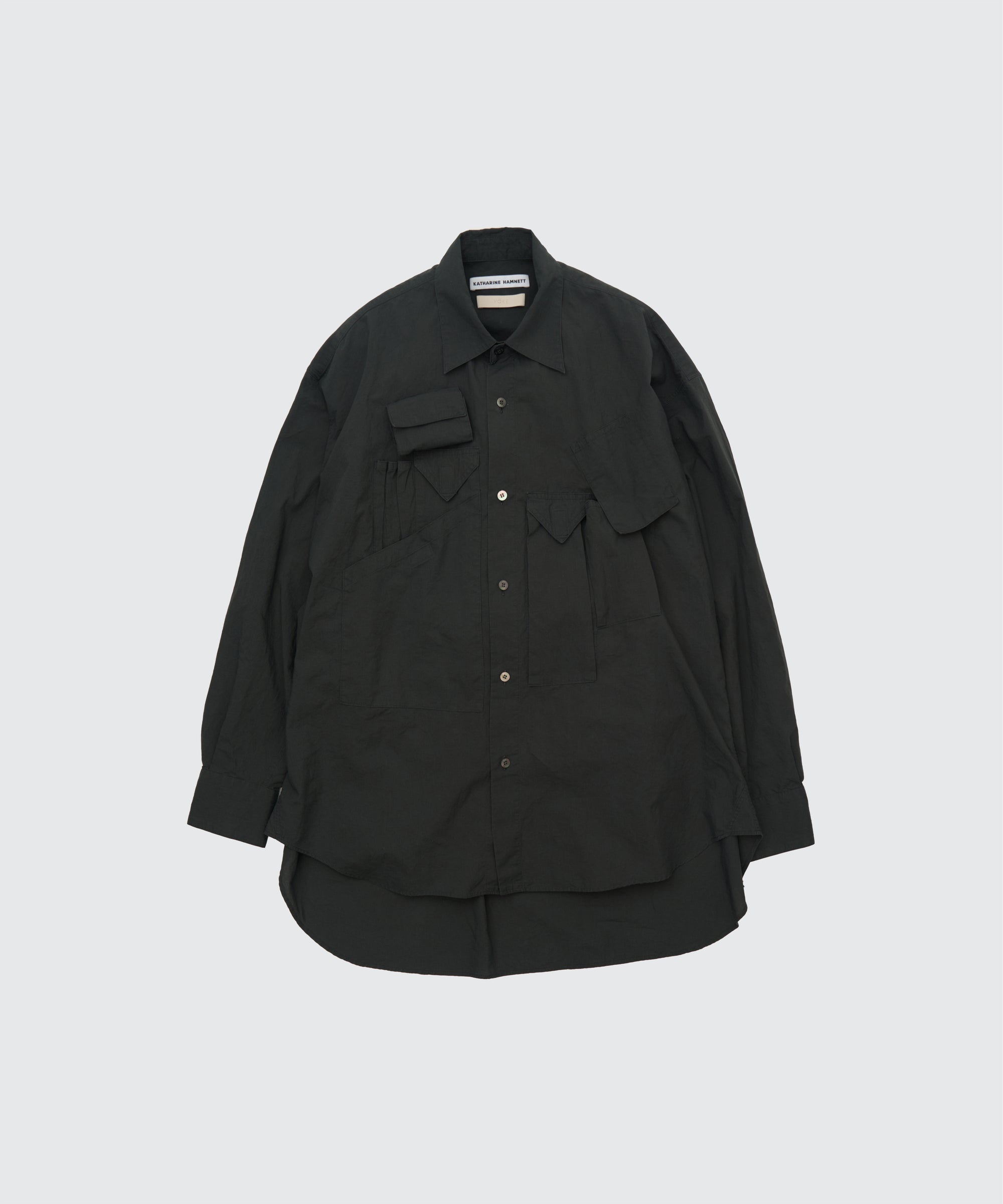 "KATHARINE HAMNETT" Organic Cotton Multi Pocket Shirt