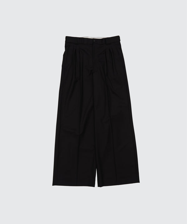 Brewed Protain™ Blend Wool 3Pleated Wide-Leg Trousers