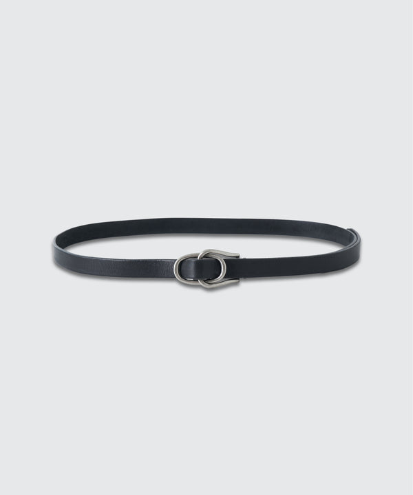 Double Buckle Leather Belt