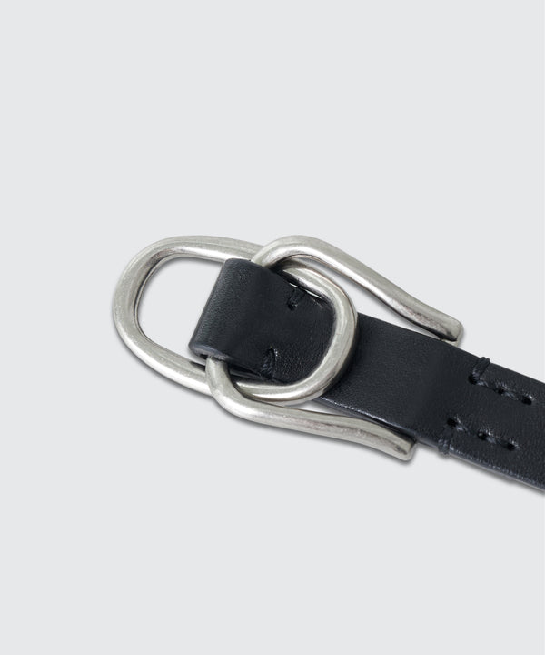Double Buckle Leather Belt