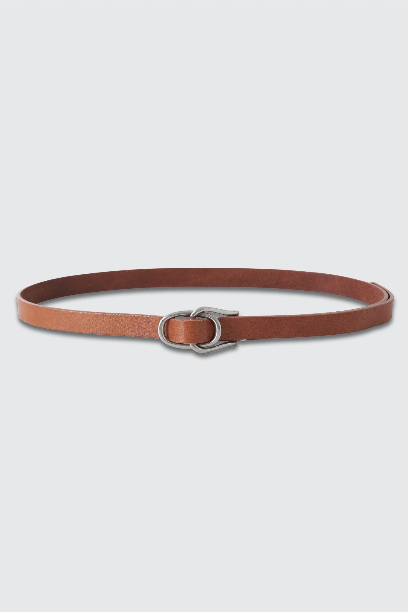 Double Buckle Leather Belt