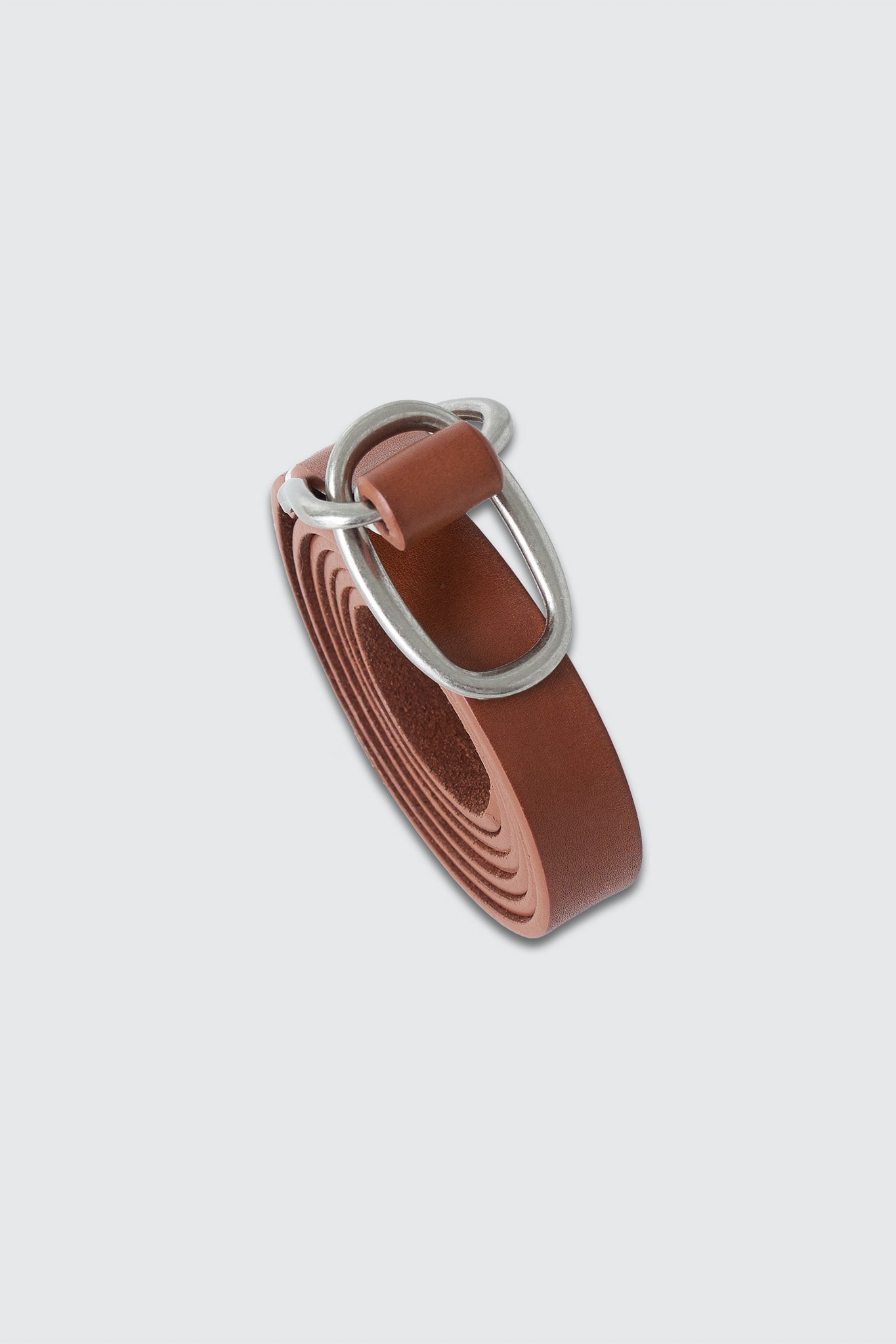 Double Buckle Leather Belt