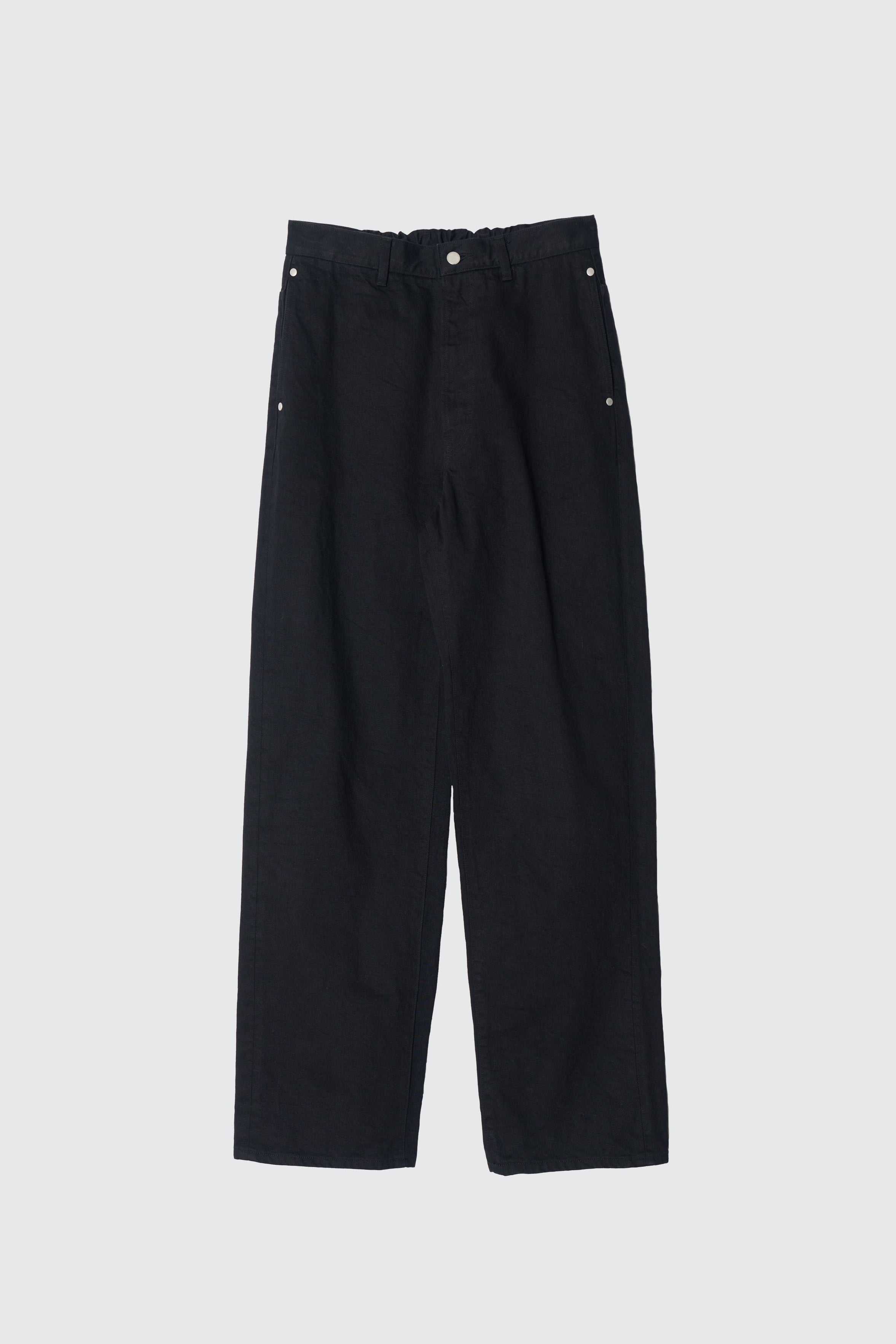 Denim Wide Straight Pants | YOKE Official Website