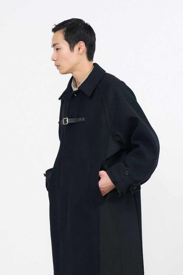 YOKE×Graphpaper Melton / gabadine Connected Bal Collar Coat