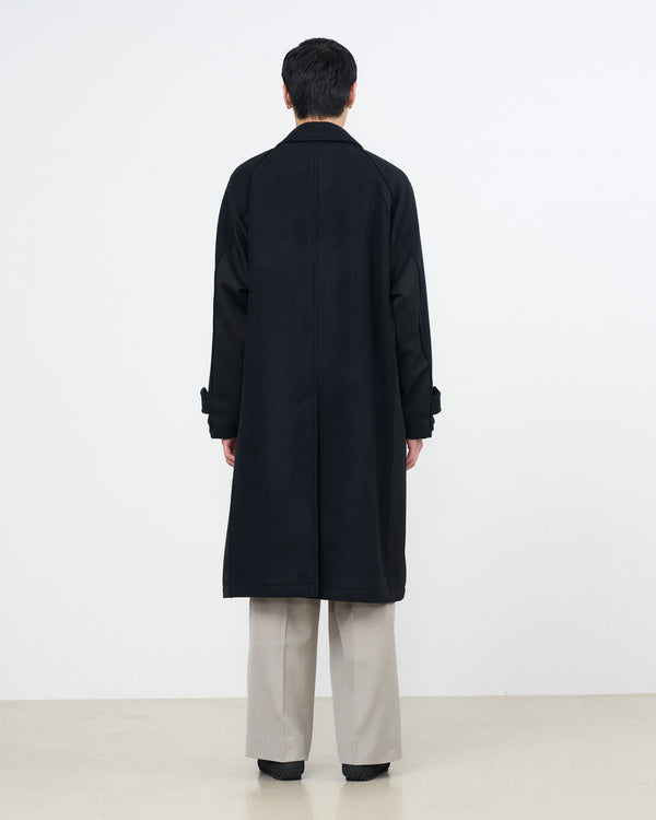 YOKE×Graphpaper Melton / gabadine Connected Bal Collar Coat