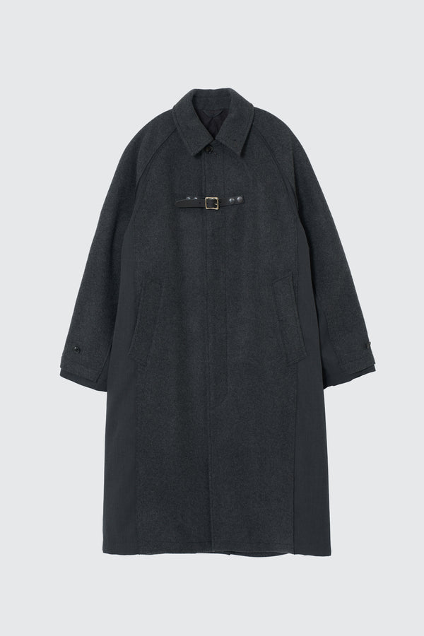 YOKE×Graphpaper Melton / gabadine Connected Bal Collar Coat
