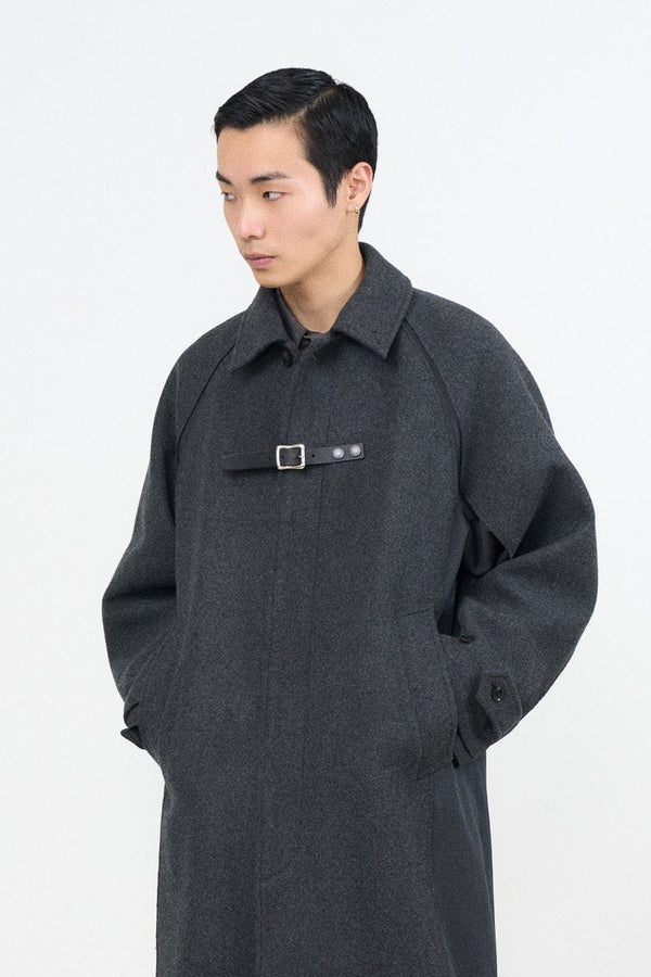YOKE×Graphpaper Melton / gabadine Connected Bal Collar Coat