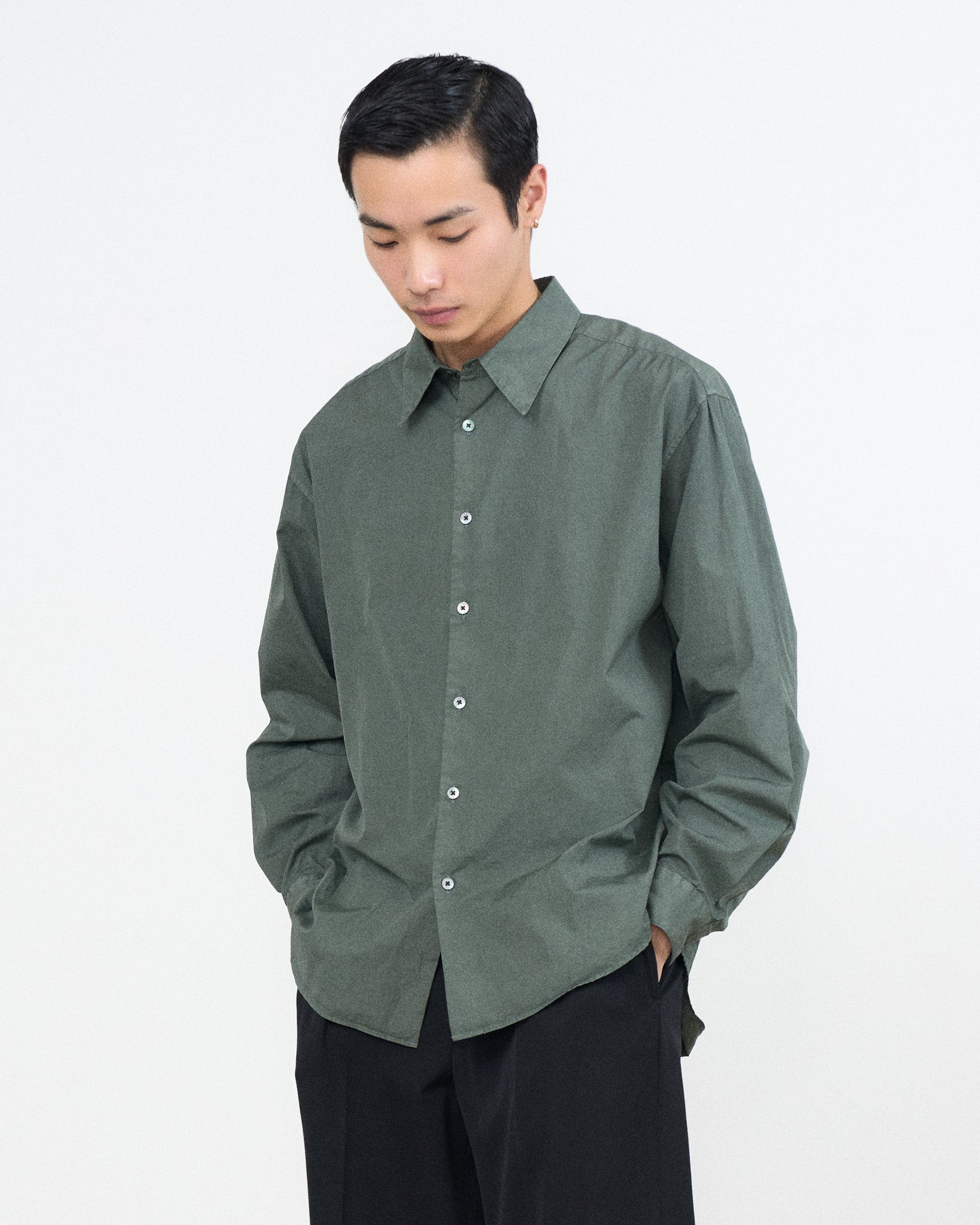 Pigment Dyed Regular Shirt | YOKE Official Website
