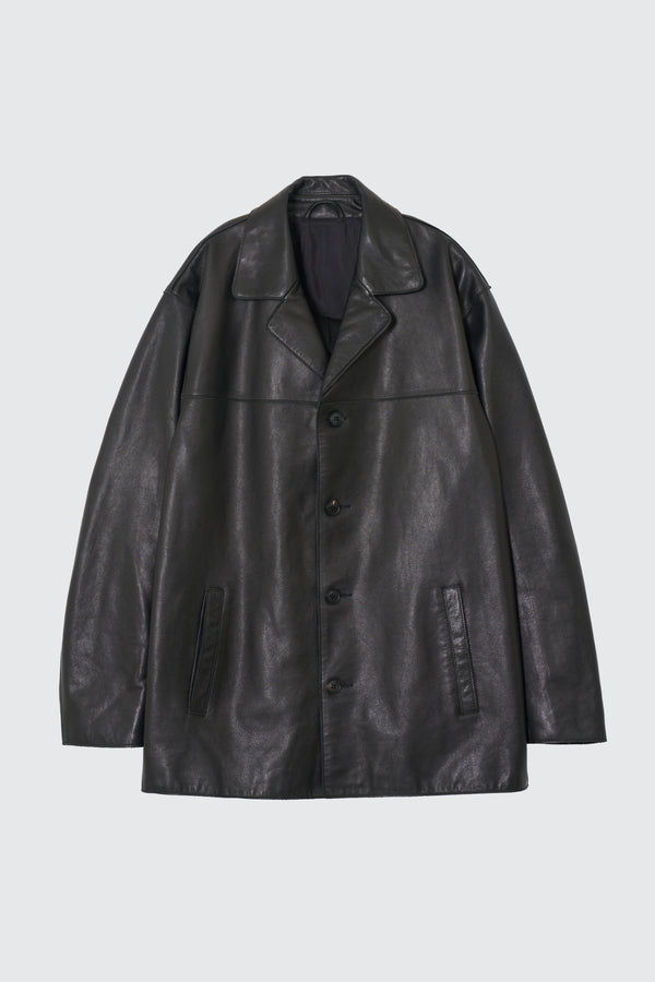 Ex. Cow Leather Car Jacket