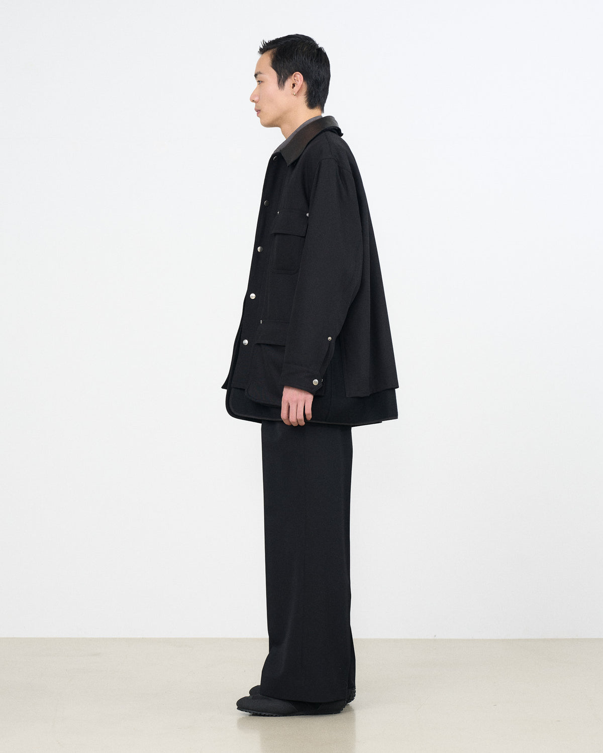 YOKE×Graphpaper Techno Wool Nylon Gabadine Coverall Jacket