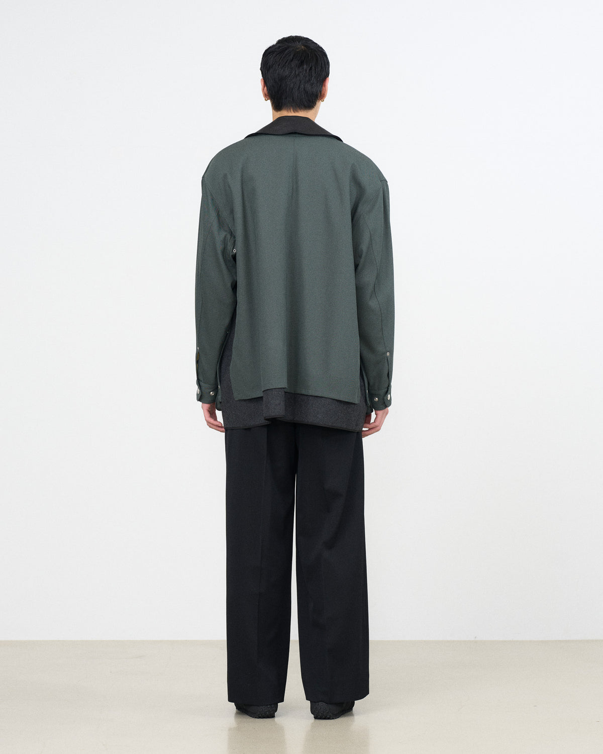 YOKE×Graphpaper Techno Wool Nylon Gabadine Coverall Jacket