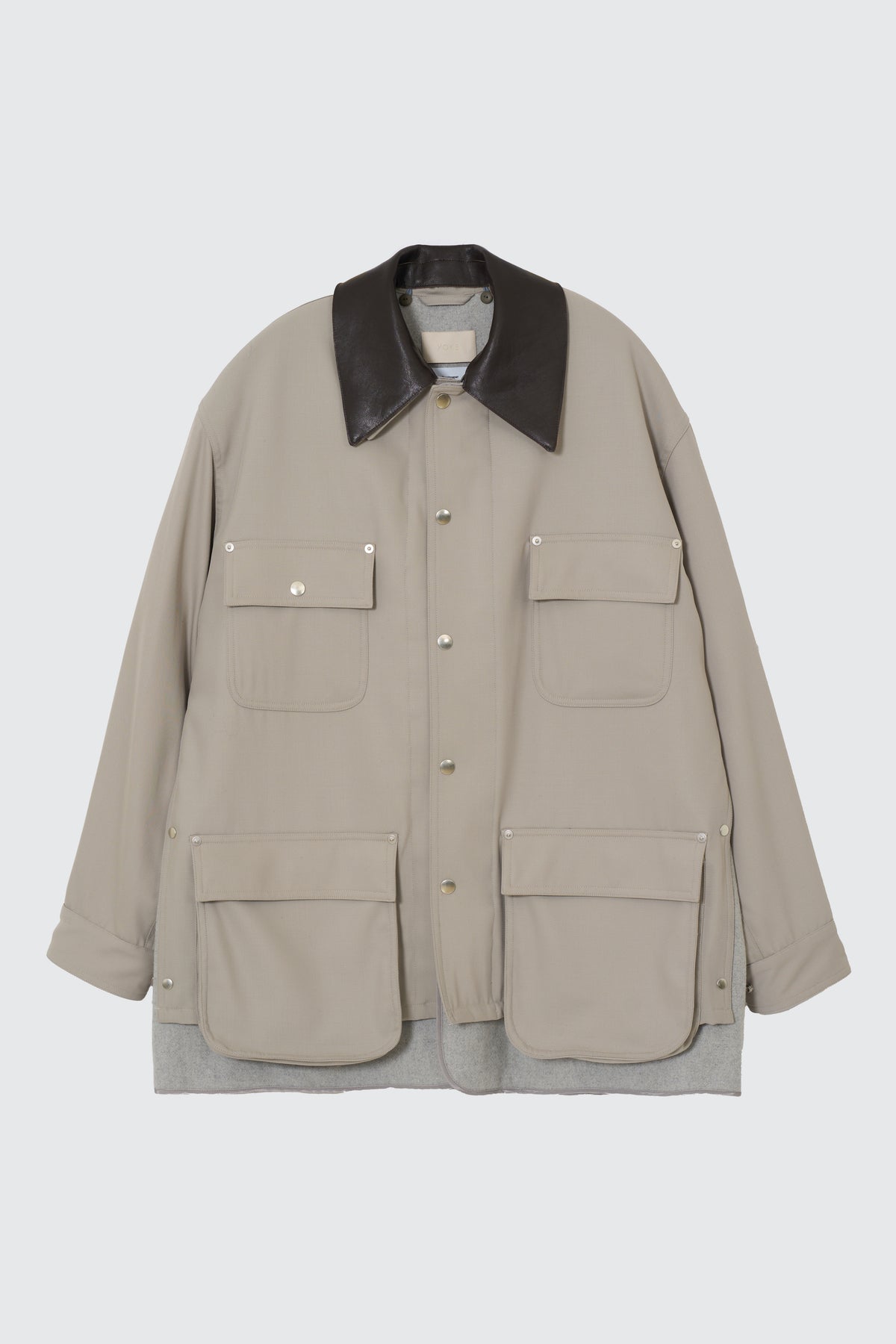 YOKE×Graphpaper Techno Wool Nylon Gabadine Coverall Jacket