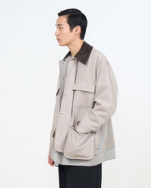 YOKE×Graphpaper Techno Wool Nylon Gabadine Coverall Jacket