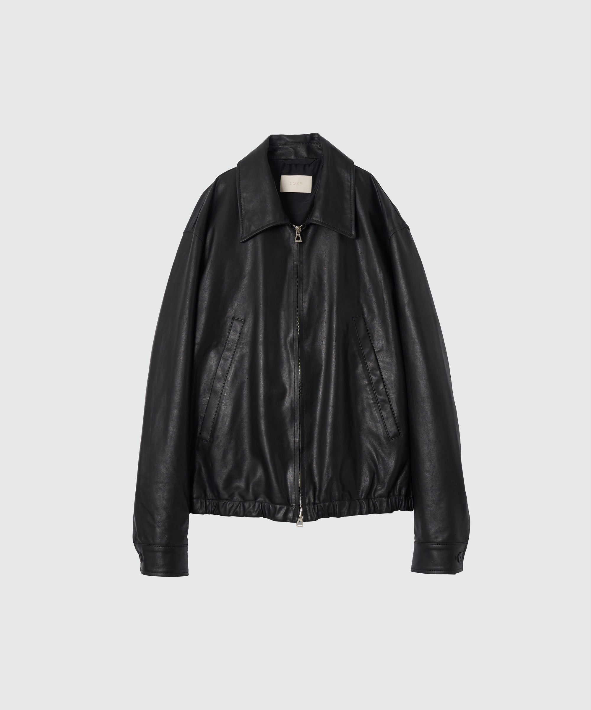 Goat Suade Nappalan Leather Zip Blouson