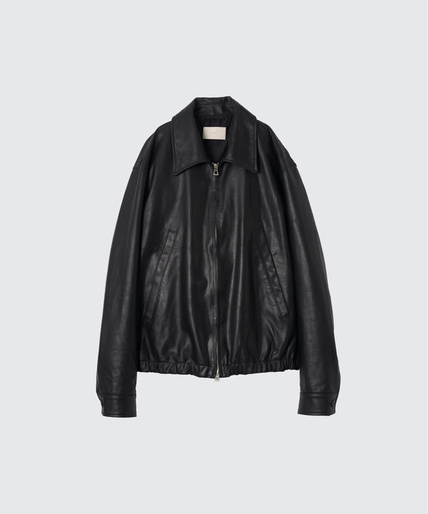 Goat Suade Nappalan Leather Zip Blouson