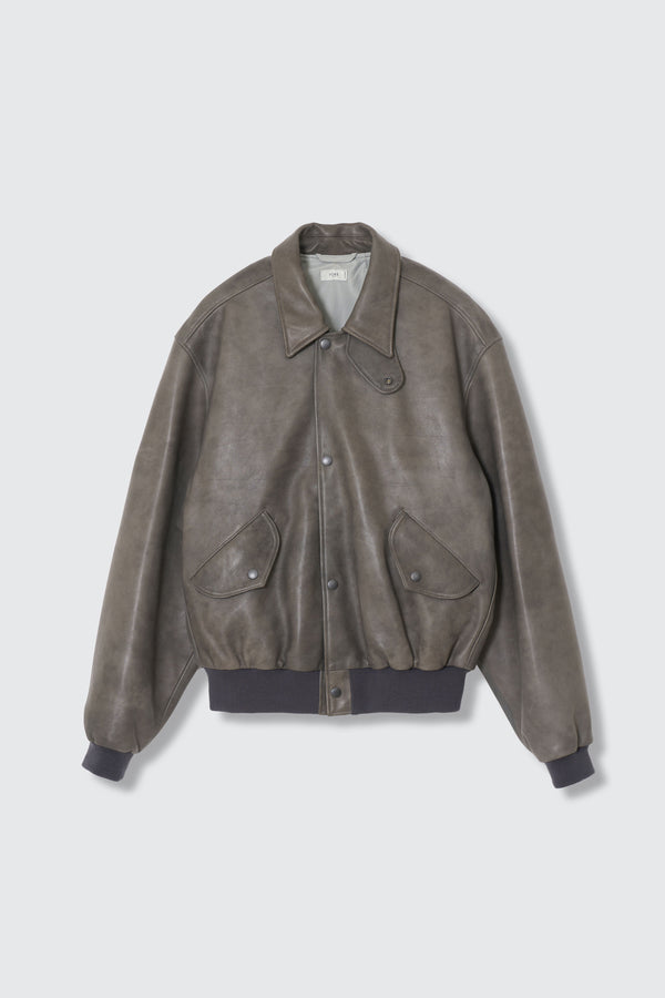 Lamb Leather Bomber Jacket