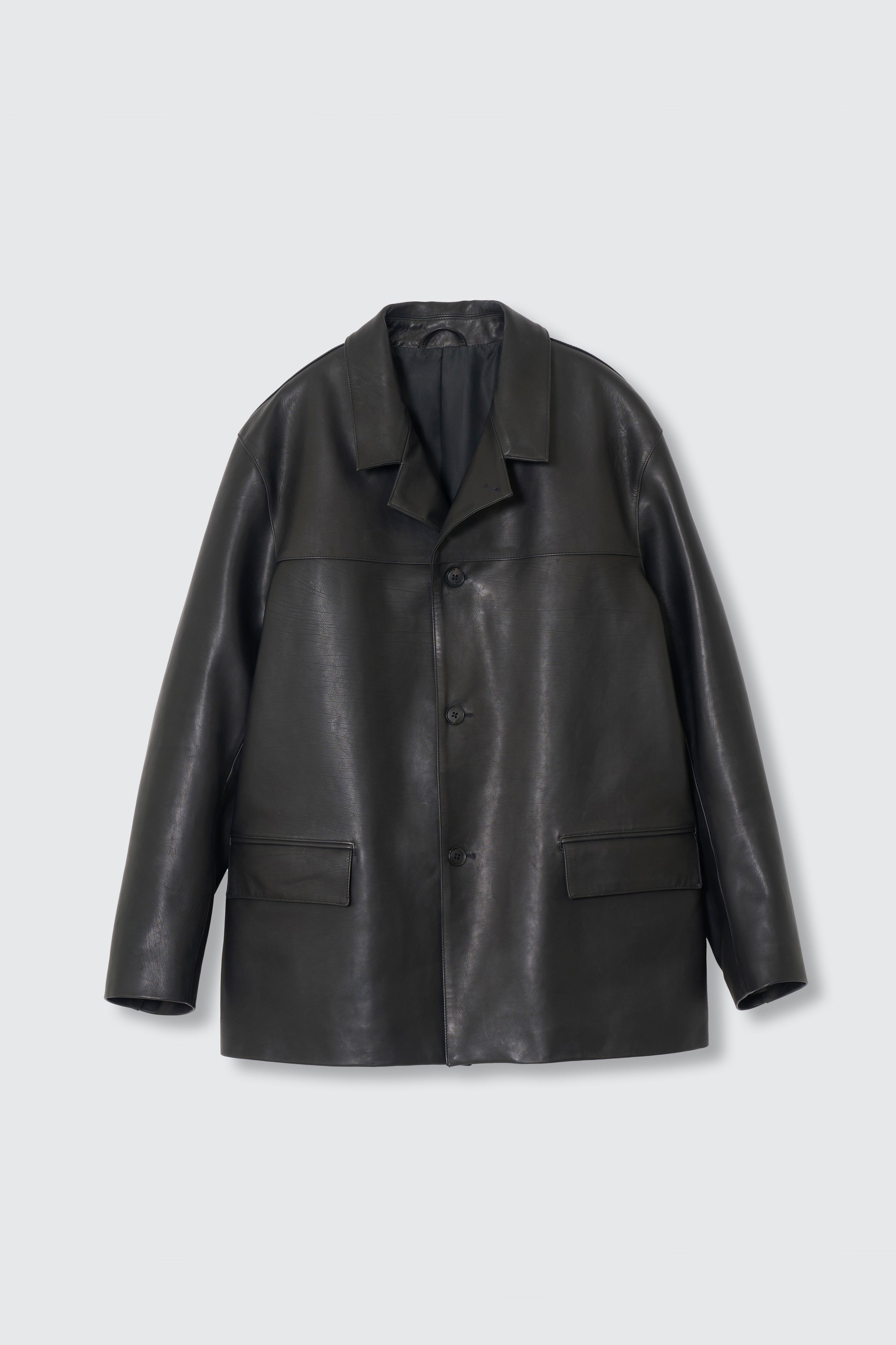ジャケット・アウター YOKE / Leather Double Breasted Coat 3 Jackets | YOKE Official Website