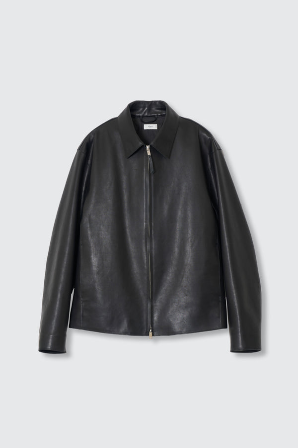 Calf Nappa Leather Minimal Blouson