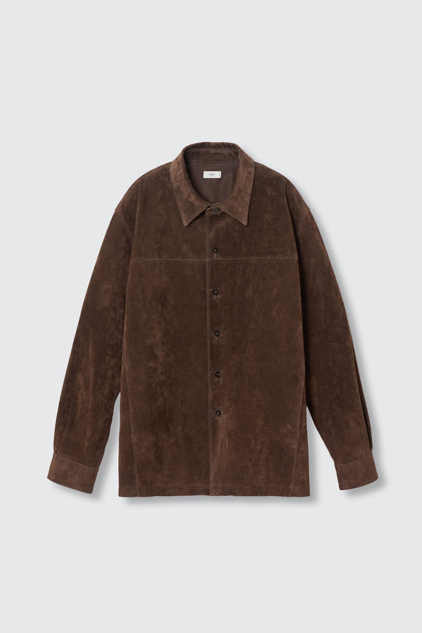Pig Suede Shirt Jacket