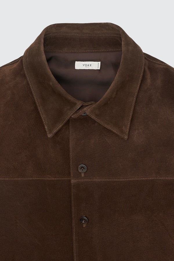 Pig Suede Shirt Jacket