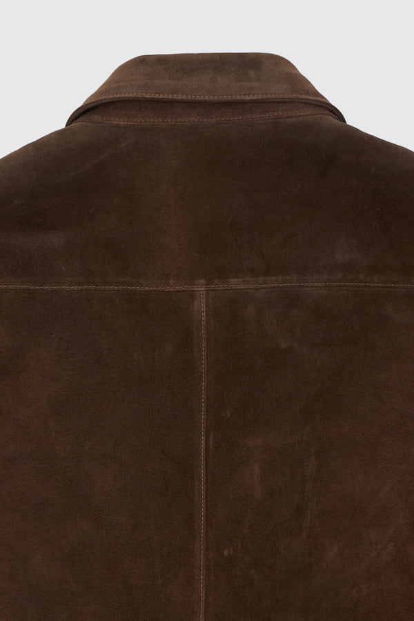Pig Suede Shirt Jacket