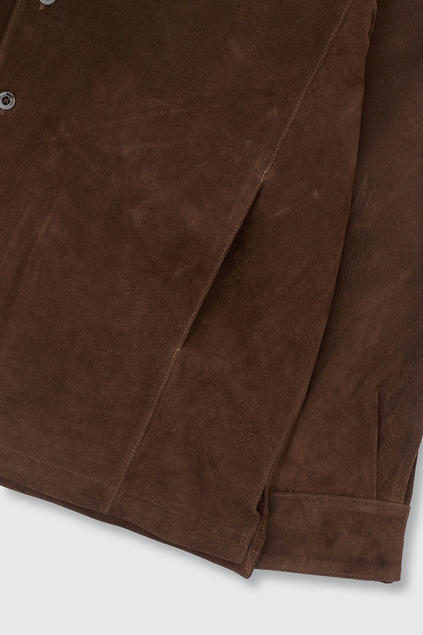 Pig Suede Shirt Jacket