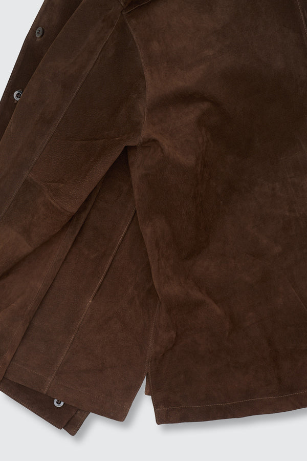 Pig Suede Shirt Jacket