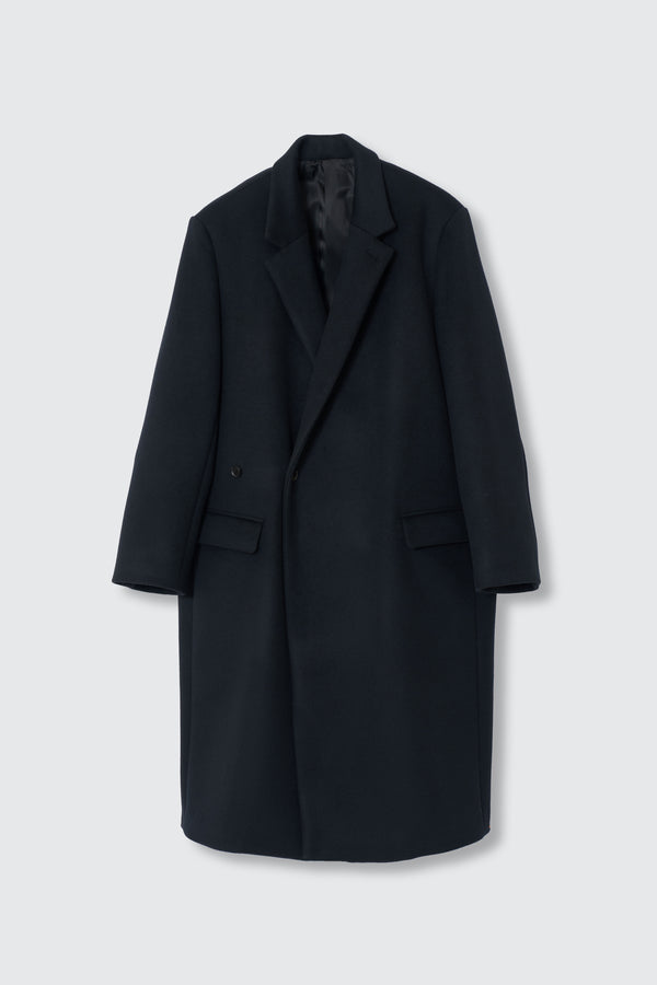 Super160's Wool Beaver Melton Chester Coat