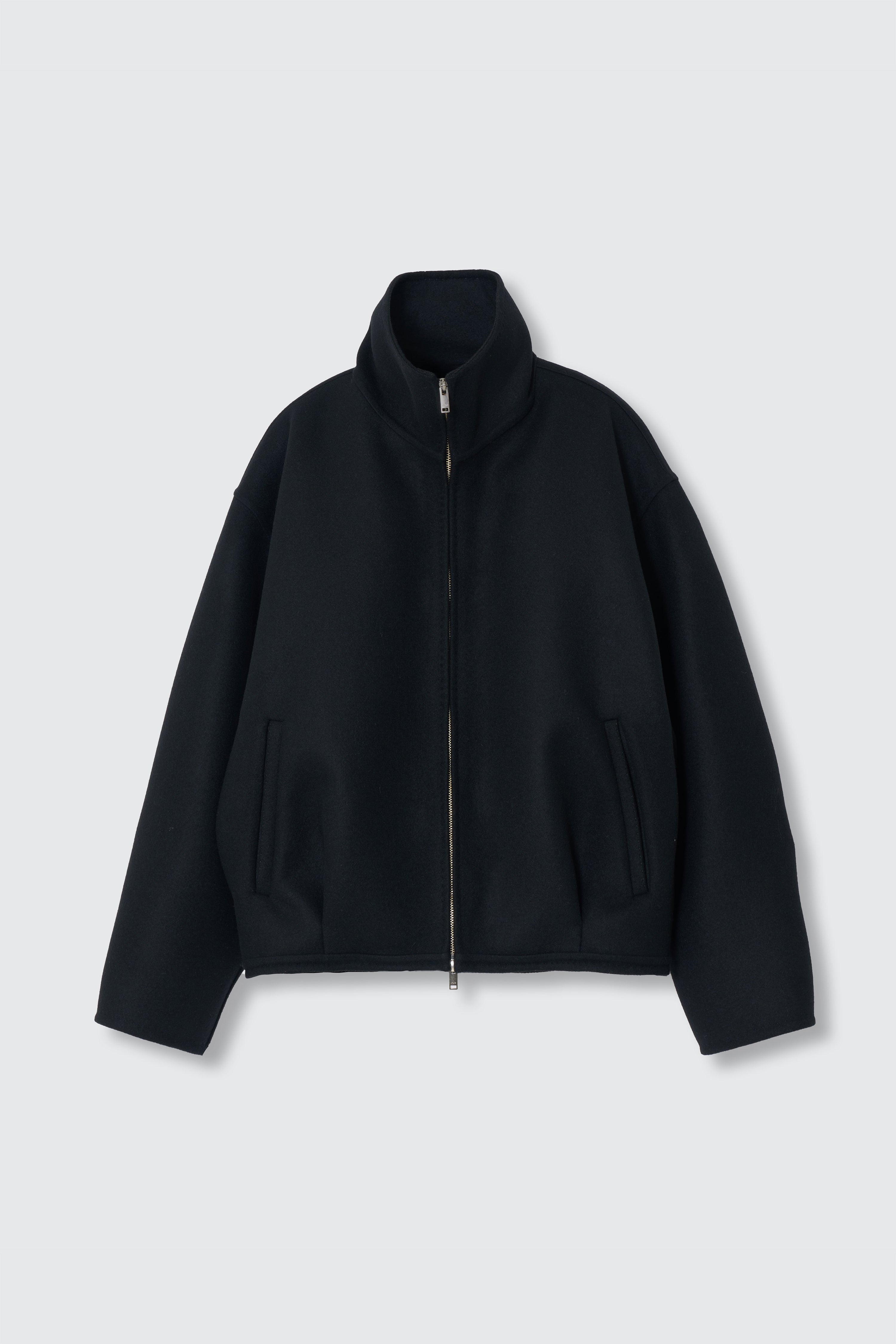 idealuce BALLOON BLOUSON ブラック Wool Cashmere Balloon Silhouette Blouson | YOKE Official Website