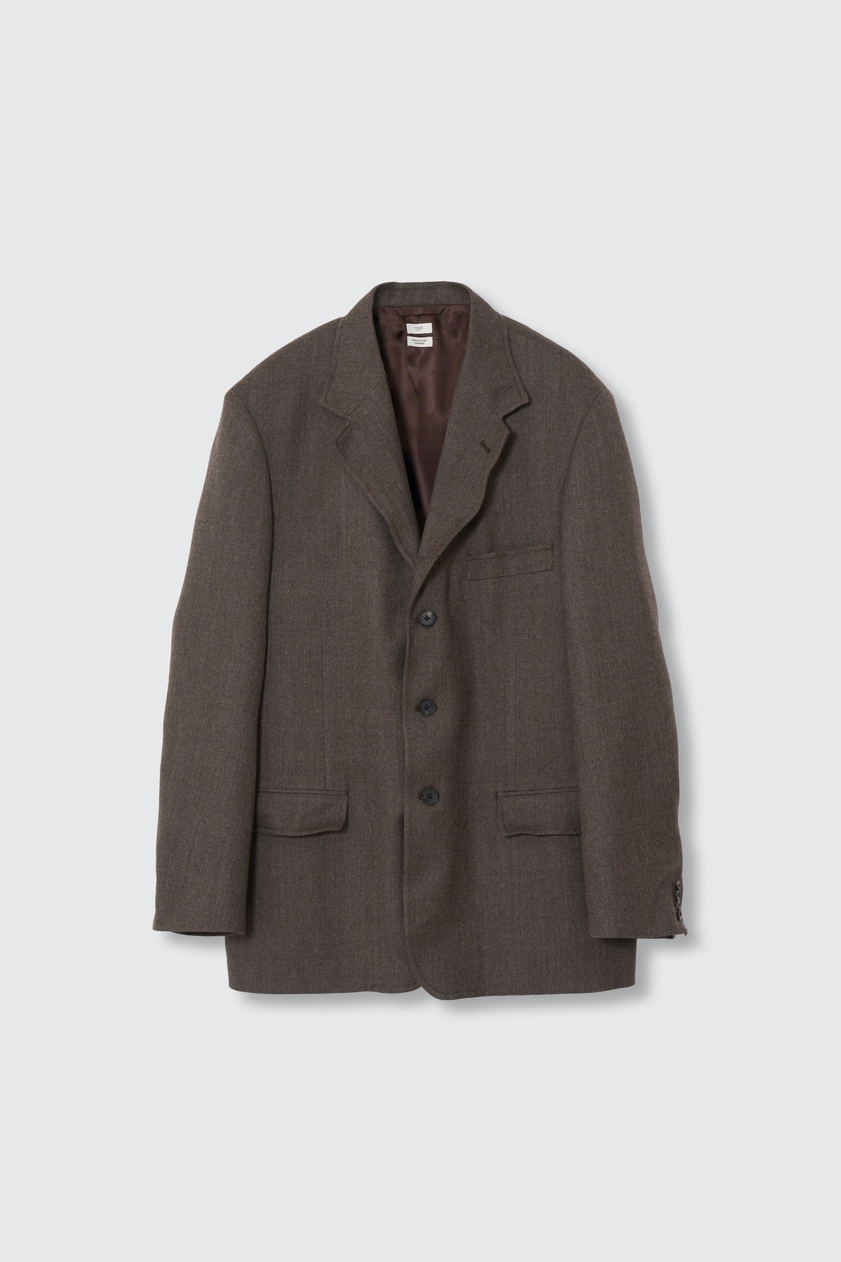 Wool Saxony Sculptural Wired 3B Blazer