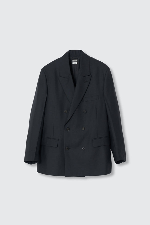 Wool Serge Double Breasted Jacket