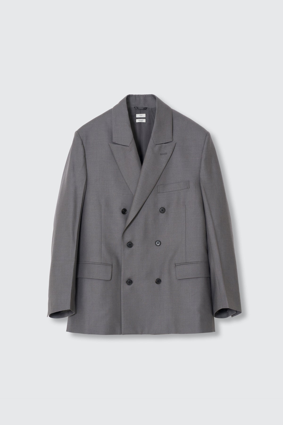 Wool Serge Double Breasted Jacket