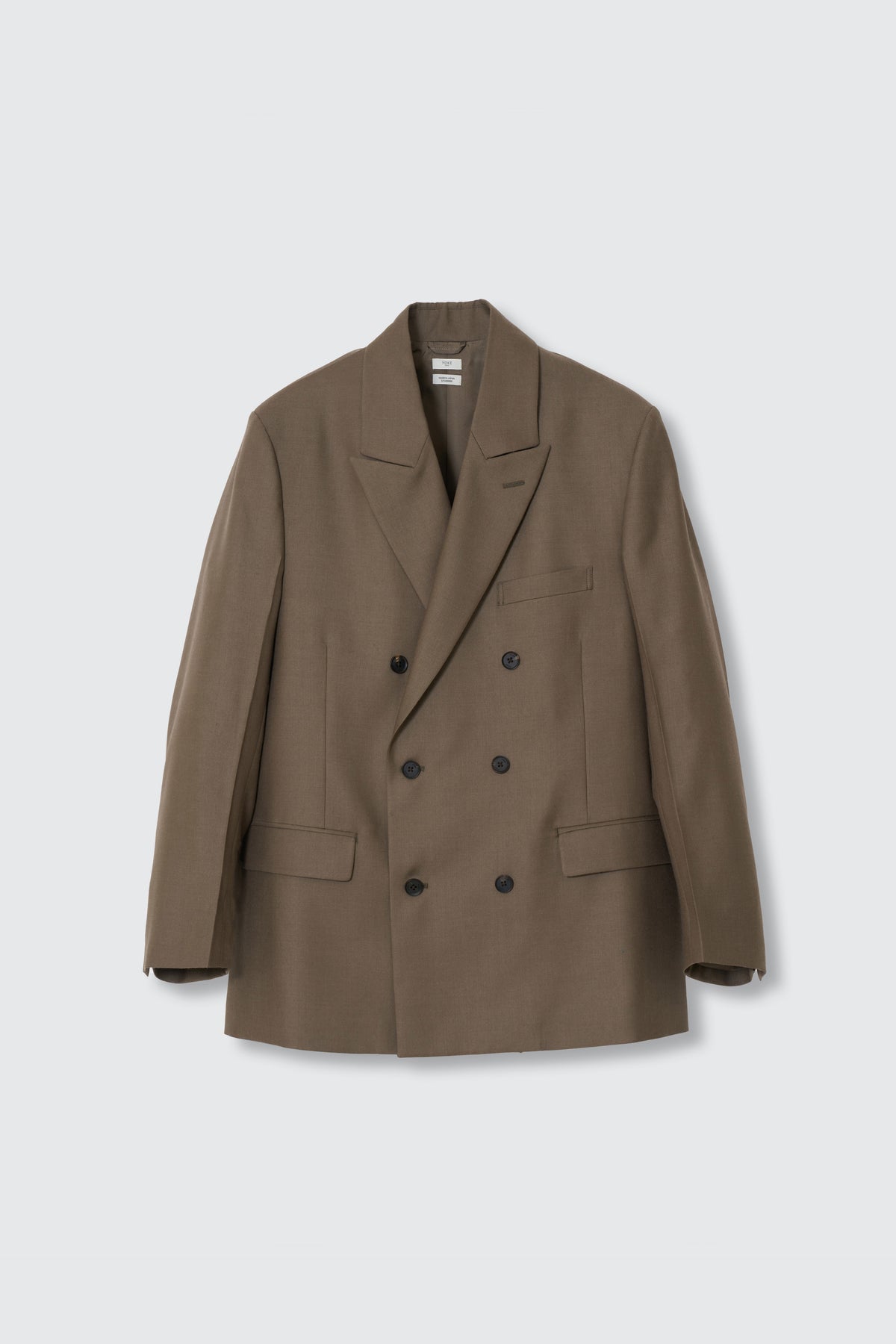 Wool Serge Double Breasted Jacket