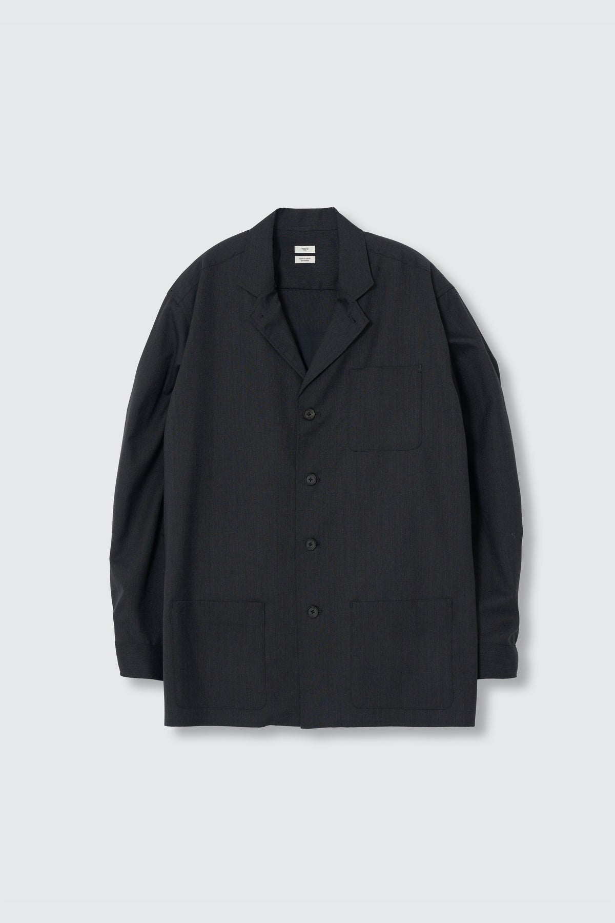 Wool Tropical Shirt Jacket