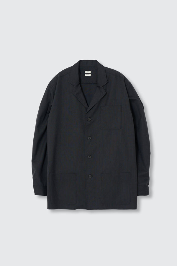 Wool Tropical Shirt Jacket