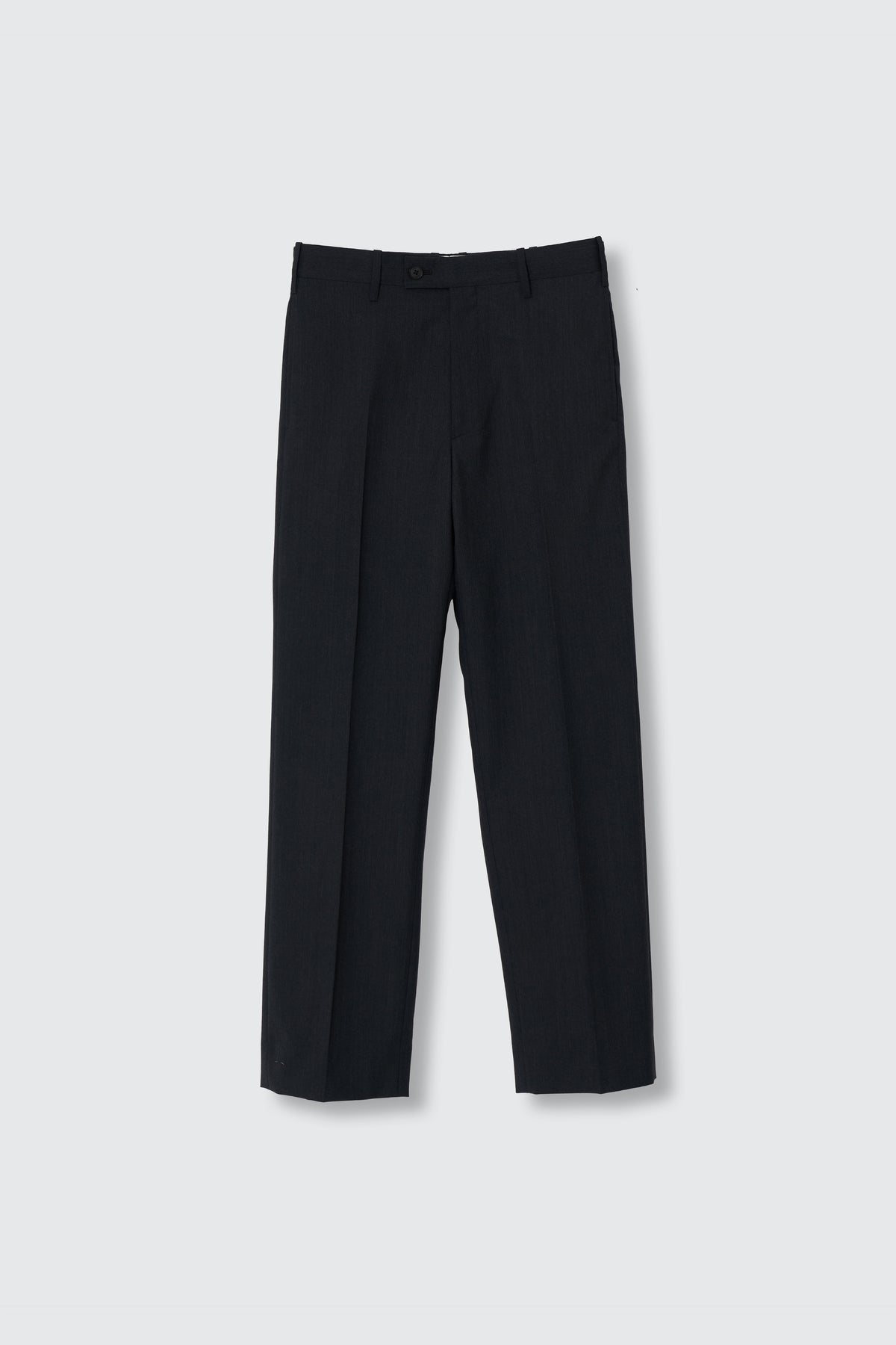 Wool Tropical Straight Trousers