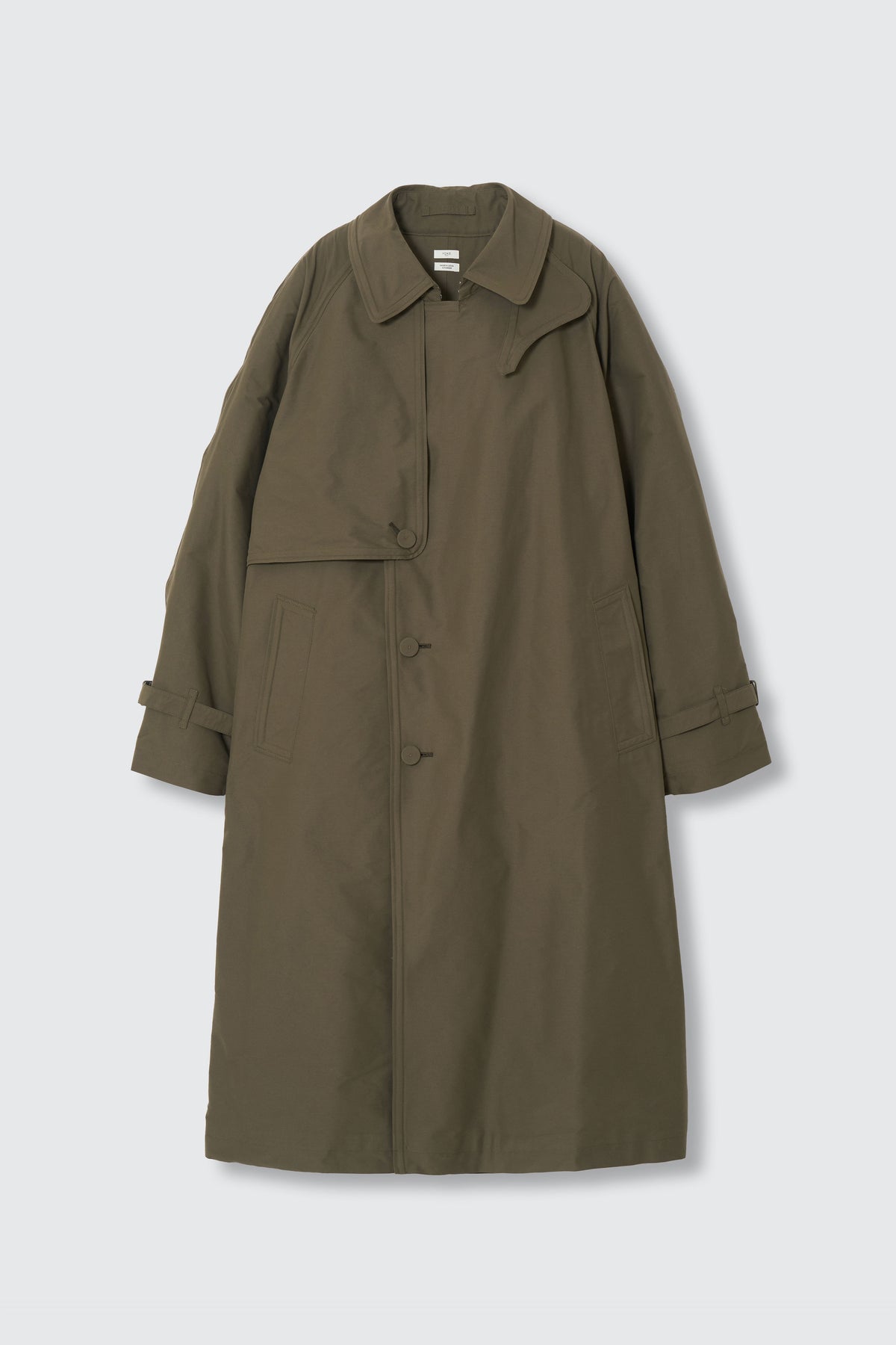 Memory Oxford Sculptural Wired Trench Coat
