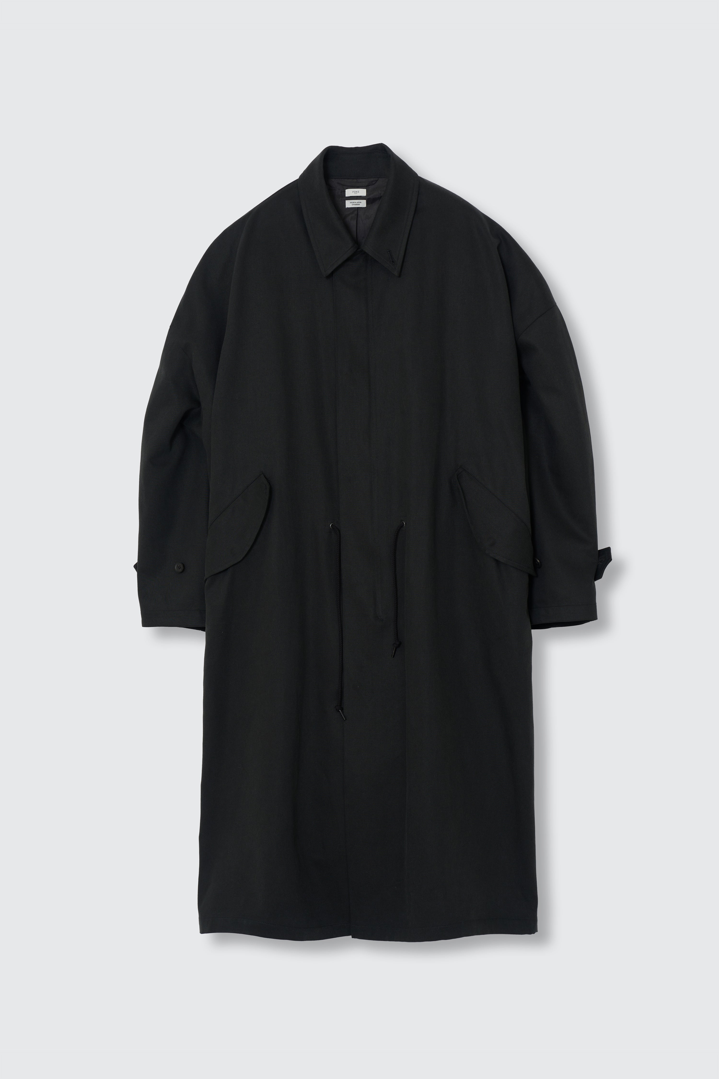 Tencel Cotton Twill Mods Stain Collar Coat | YOKE Official Website