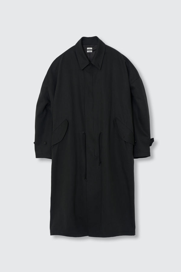 Tencel Cotton Twill Mods Stain Collar Coat