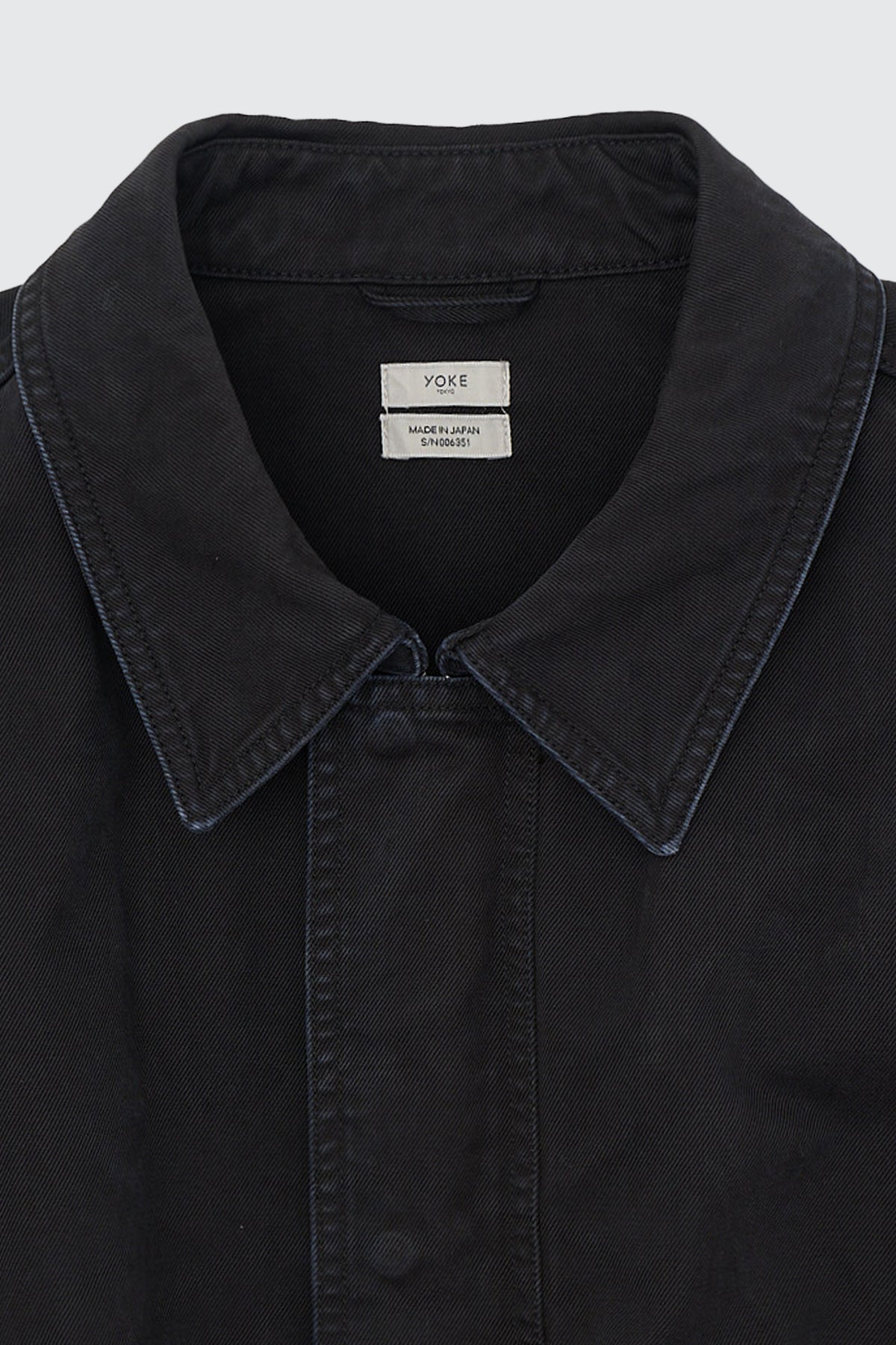 Peached Cotton Twill Garment-Dye Ballon Silhouette Blouson