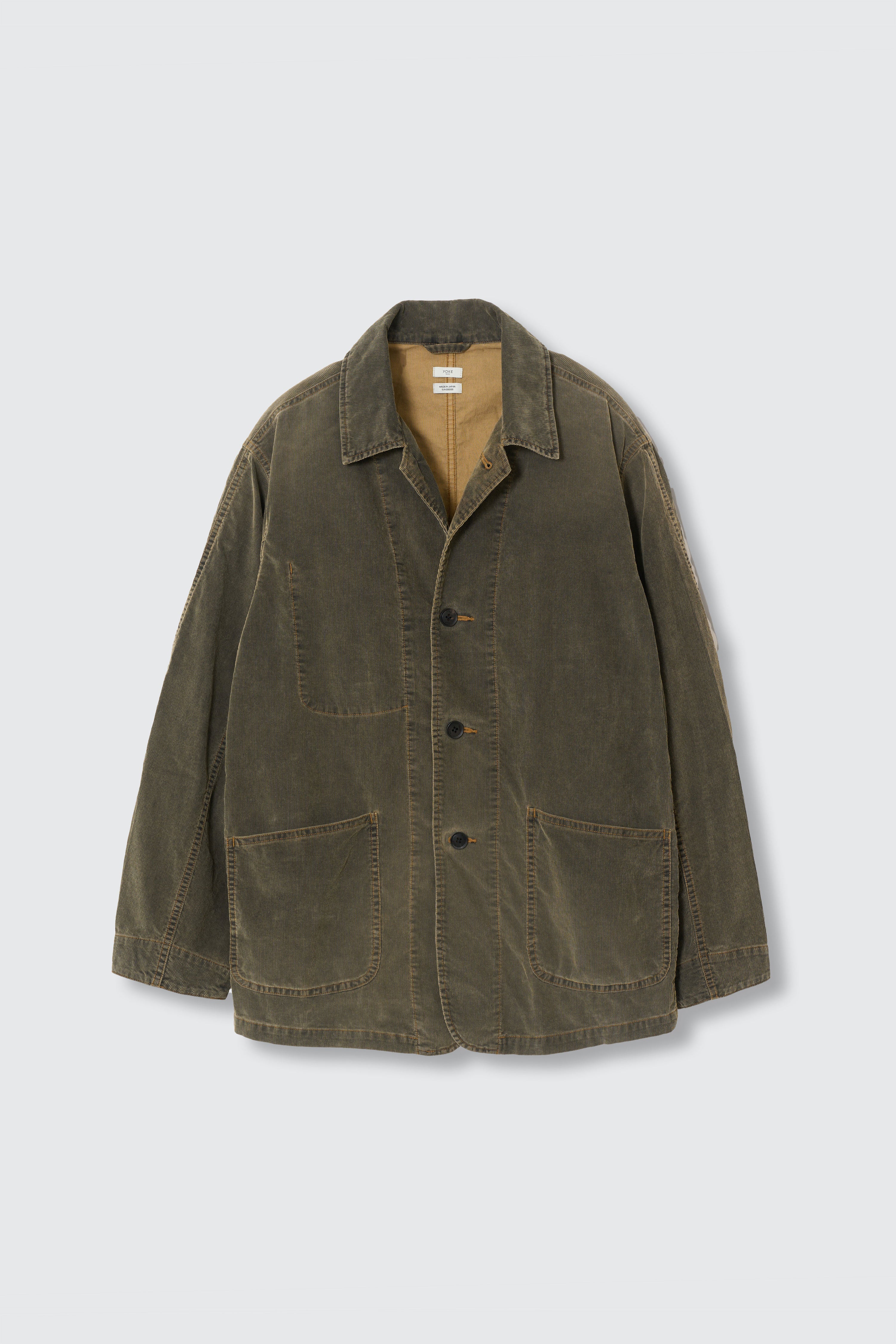 Corduroy Coverall Jacket | YOKE Official Website