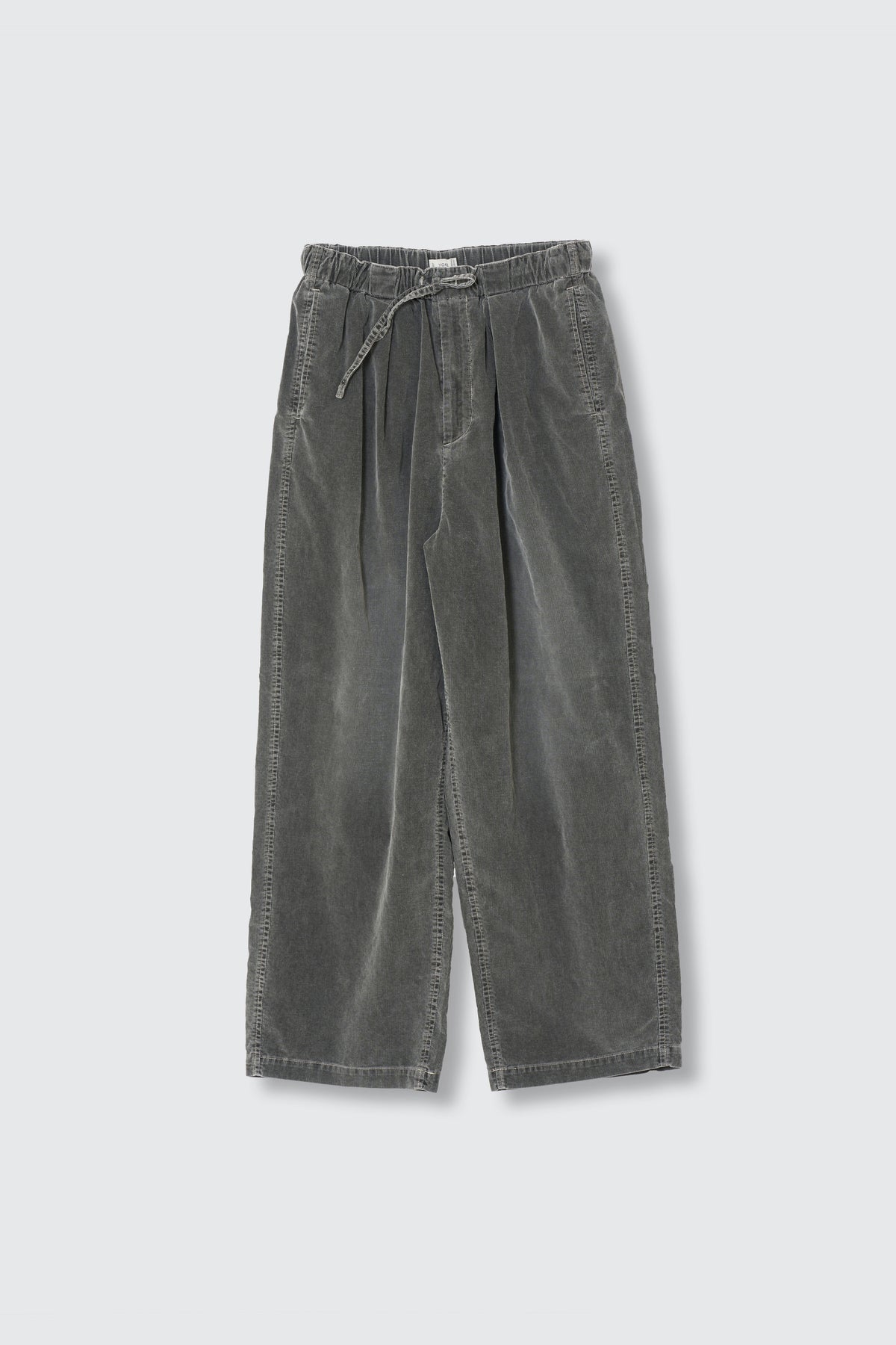 Corduroy 1Pleated Easy Trousers