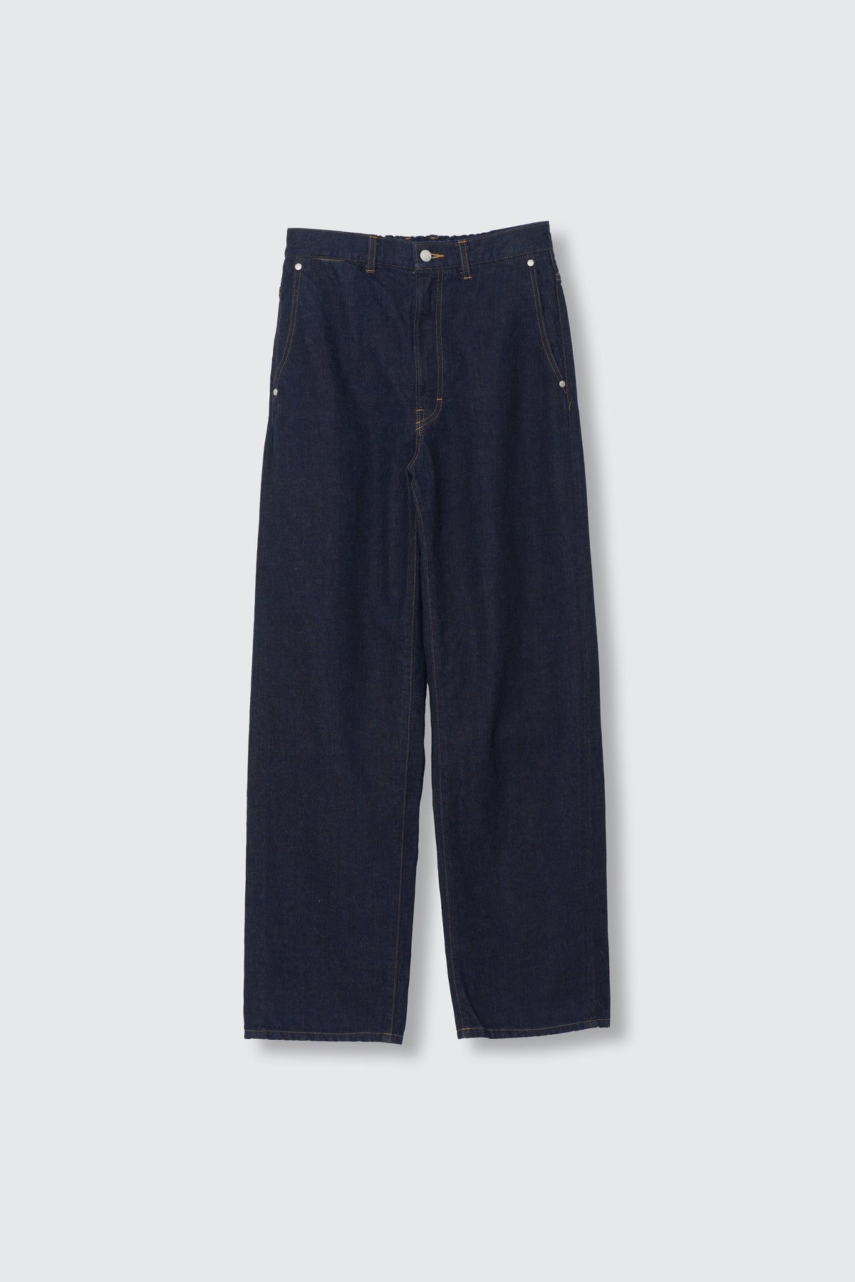 Wide Straight Denim 5P Pants