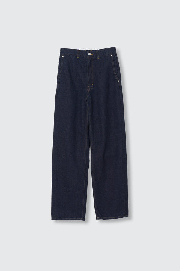 Wide Straight Denim 5P Pants