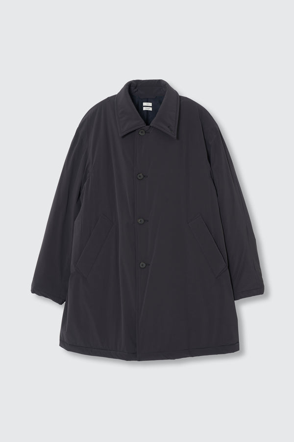Super Stretch Recycle Nylon Taffeta Puffer Half Coat