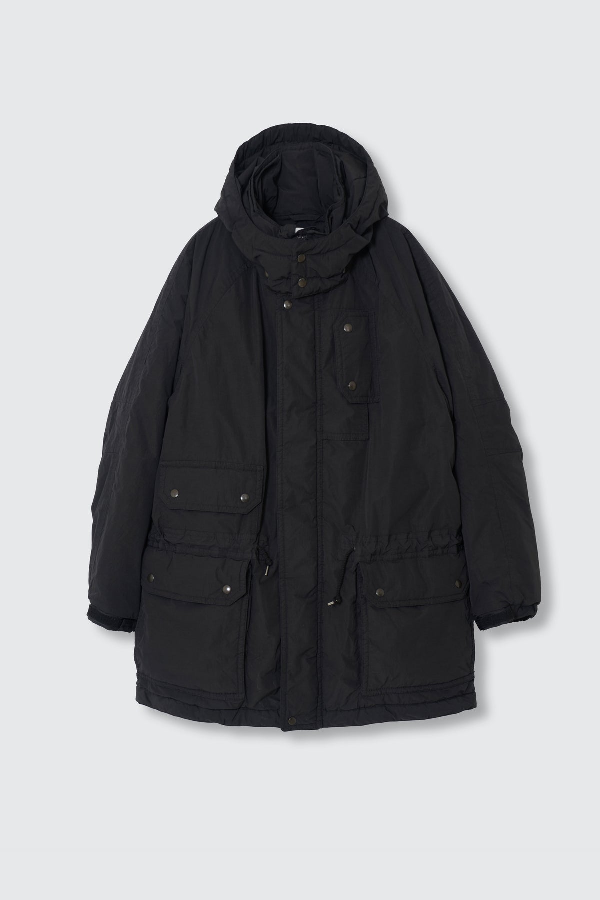 Polyester Nylon Cotton Microfiber Taffeta Puffer Military Coat