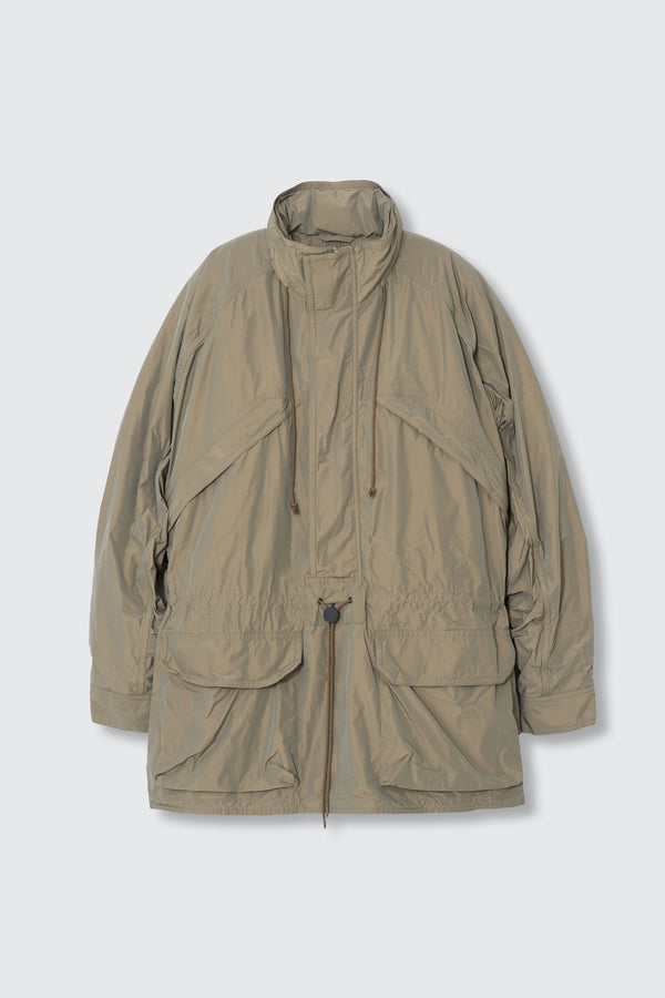 Polyester Memory Taffeta Sculptural Wired Pullover