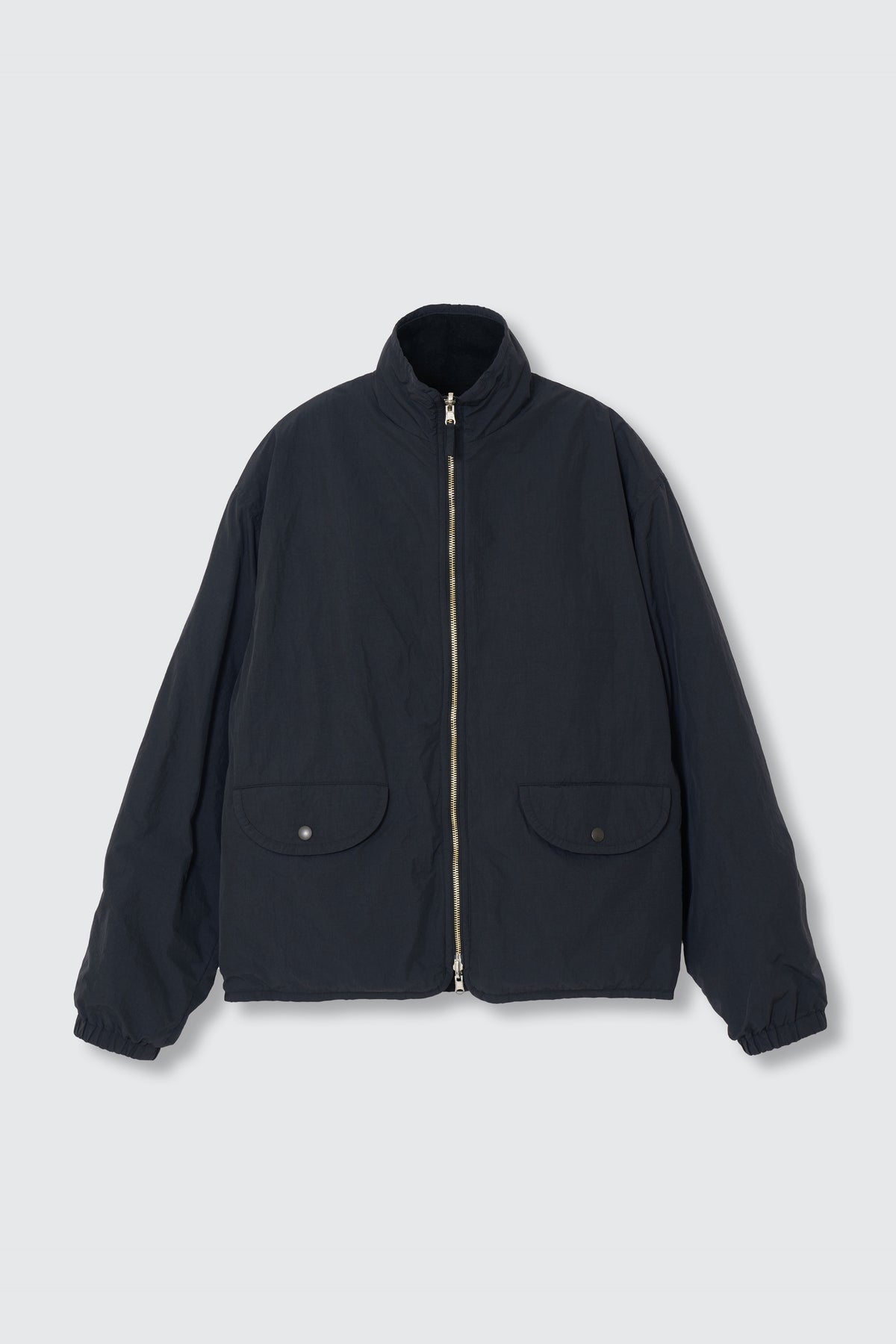 Wool Cashmere Fleece Reversible Blouson