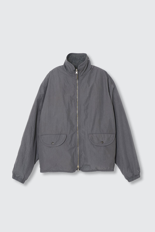 Wool Cashmere Fleece Reversible Blouson
